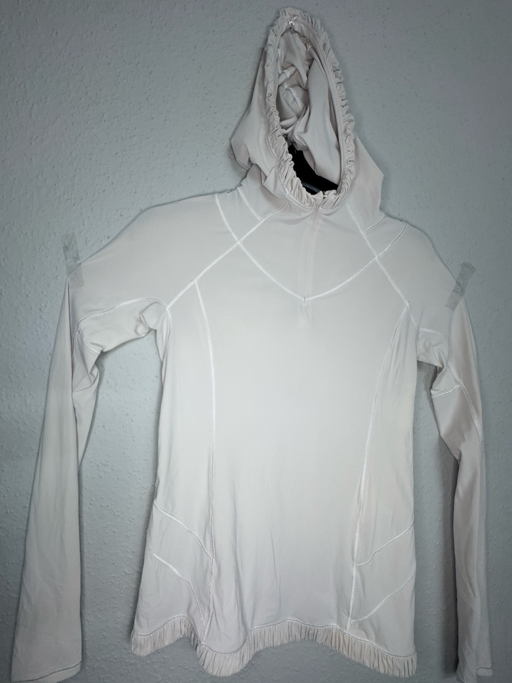 Lululemon Light Cream Women's lululemon Leather-Trim Jacket